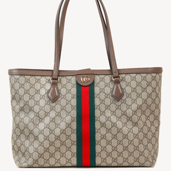 Gucci Ophidia Medium GG Supreme Canvas Tote Bag - Picture 1 of 14